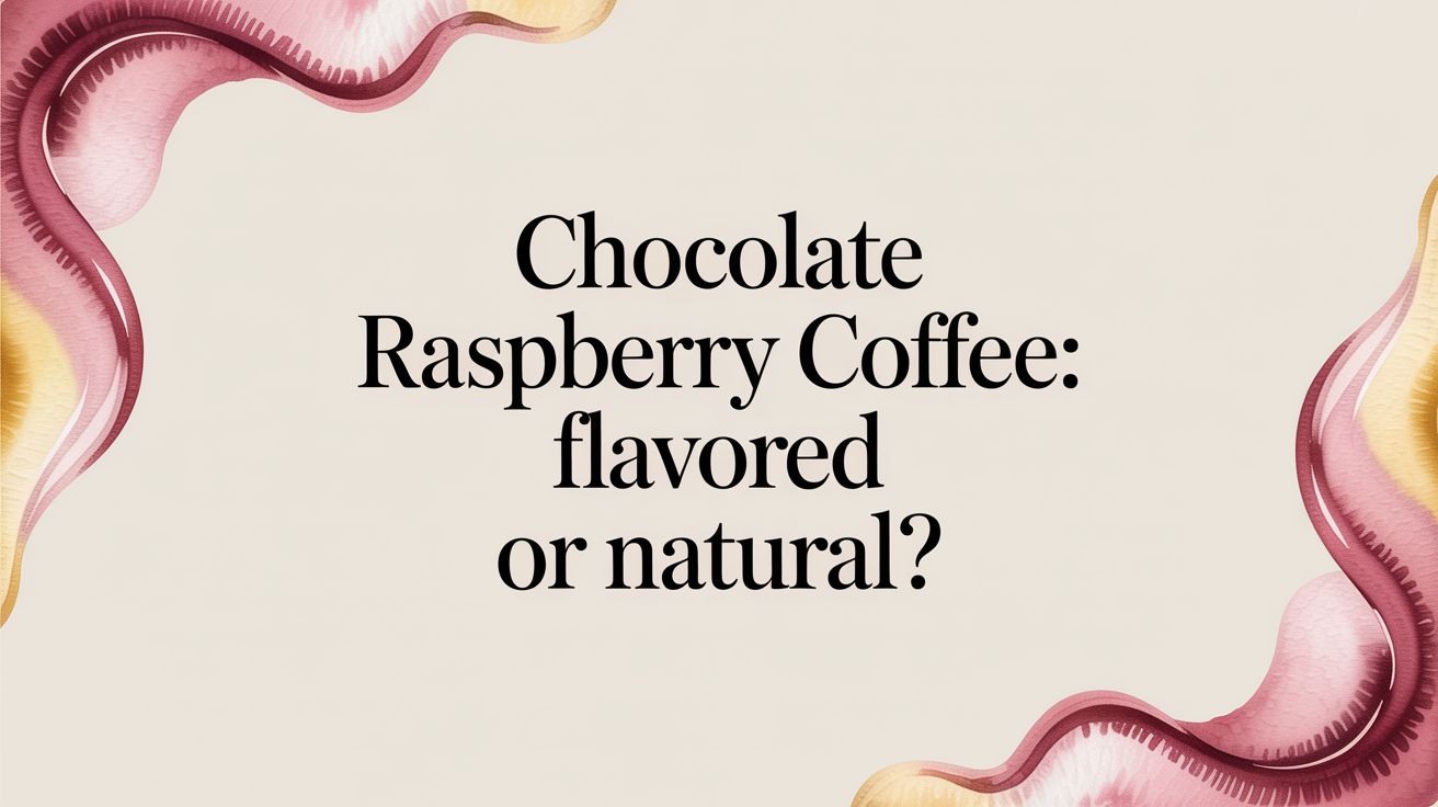 Chocolate Raspberry Coffee: Flavored or Natural? – Beans Without Borders