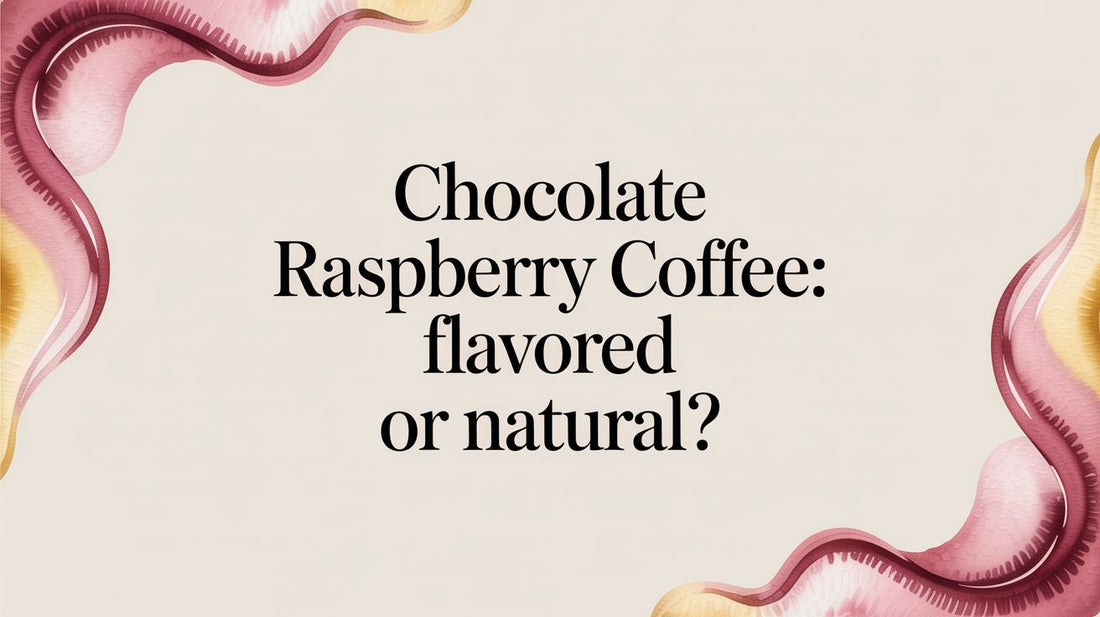 Chocolate Raspberry Coffee: Flavored or Natural?