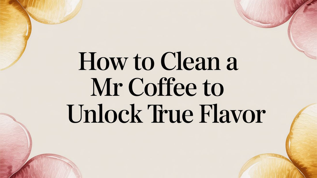 How to Clean a Mr Coffee to Unlock True Flavor