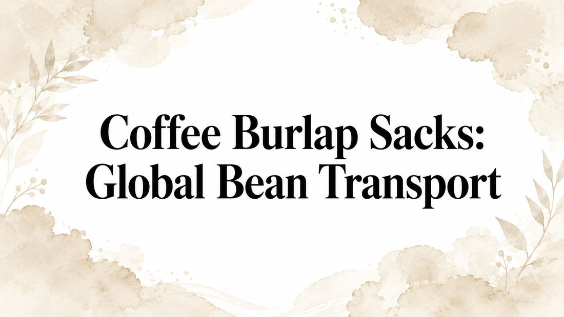 Coffee Burlap Sacks: Global Bean Transport
