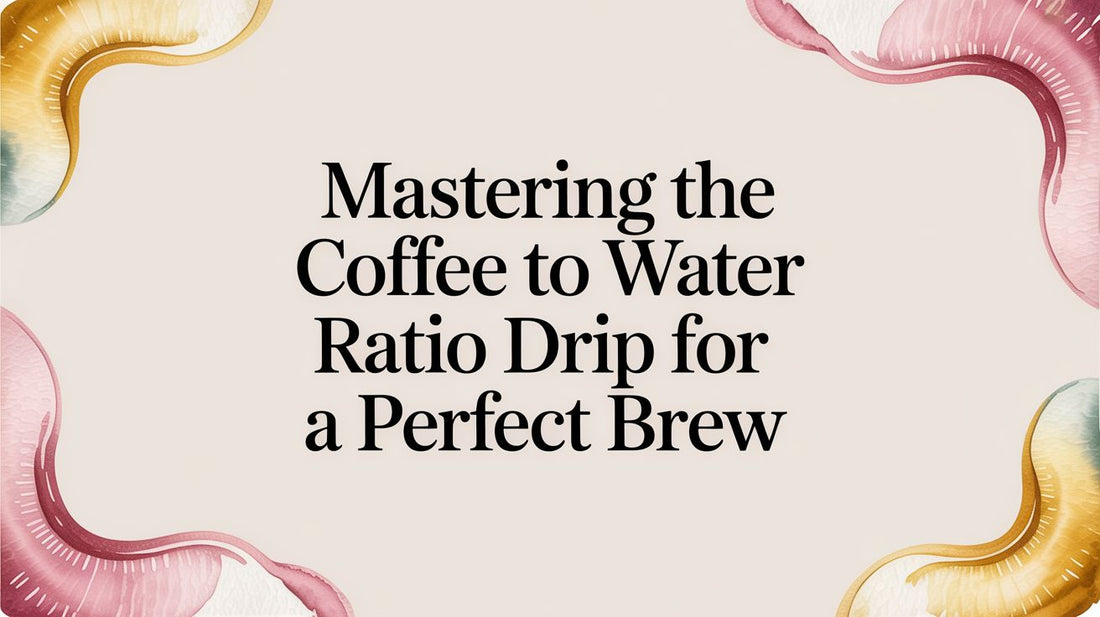 Mastering the Coffee to Water Ratio: A Global Guide to Your Perfect Brew