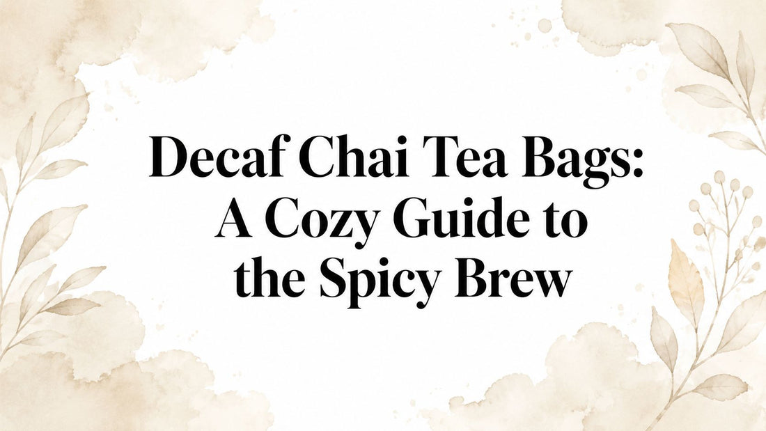 Decaf Chai Tea Bags: A Cozy Guide to the Spicy Brew