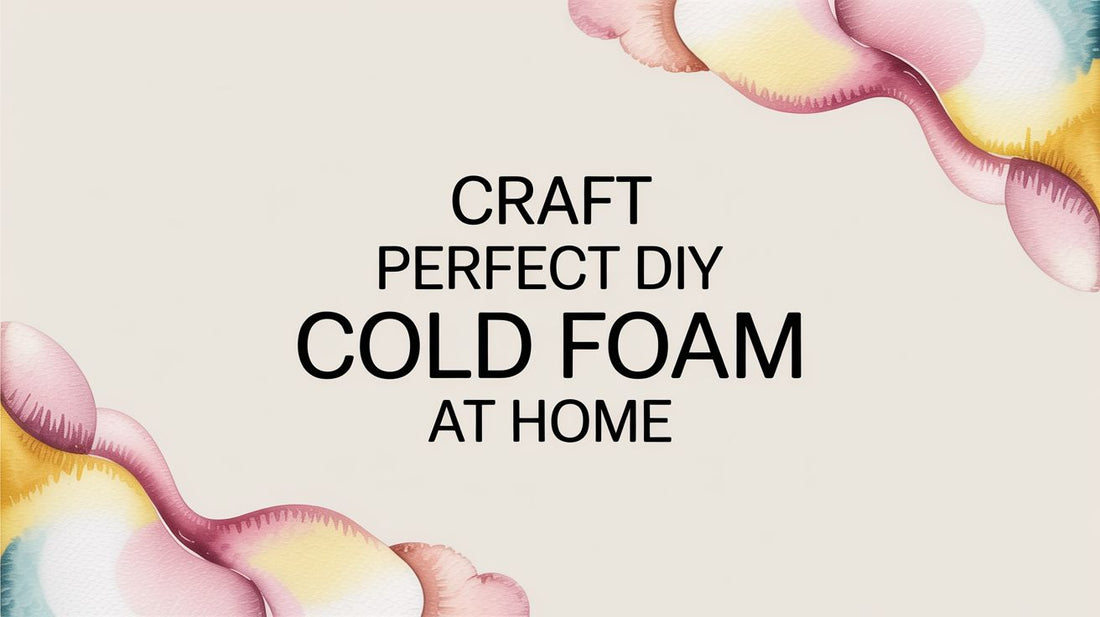 Craft Perfect DIY Cold Foam at Home
