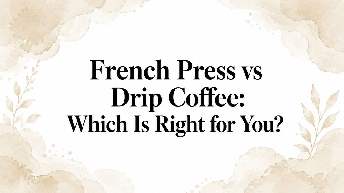 French Press vs Drip Coffee: Which Is Right for You?