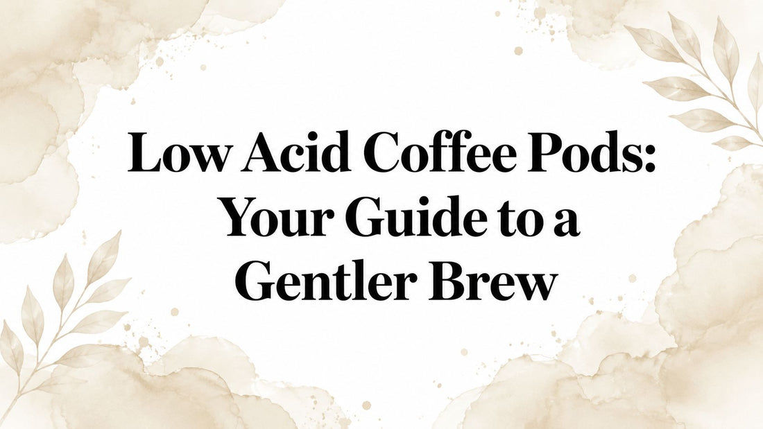 Low Acid Coffee Pods: Your Guide to a Gentler Brew