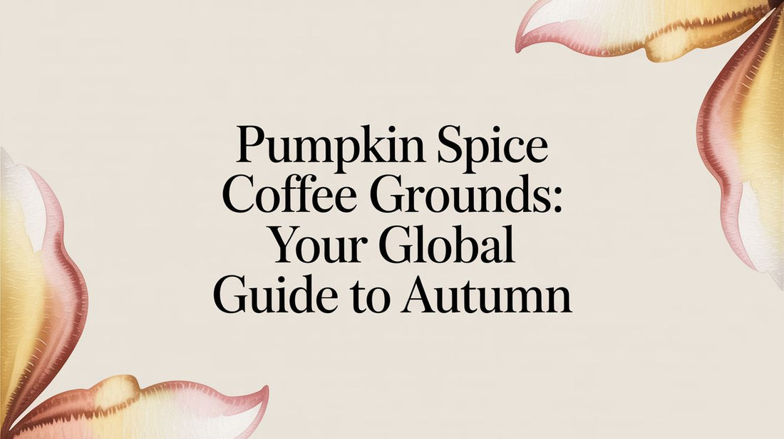 Pumpkin Spice Coffee Grounds: Your Global Guide to Autumn