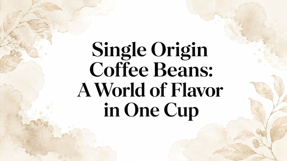 Single Origin Coffee Beans: A World of Flavor in One Cup