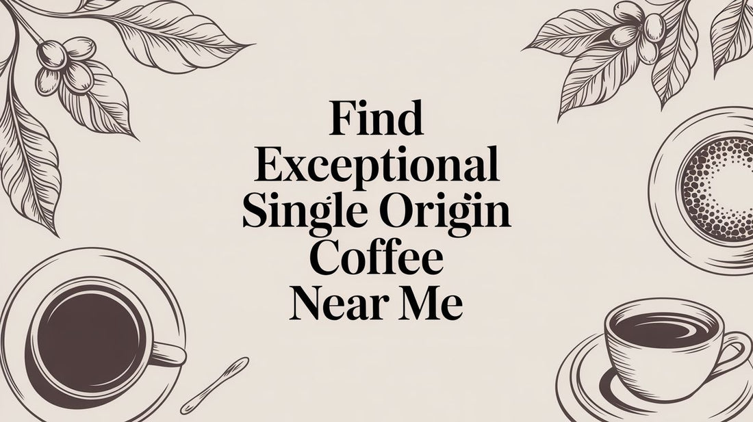 Find Exceptional Single Origin Coffee Near Me