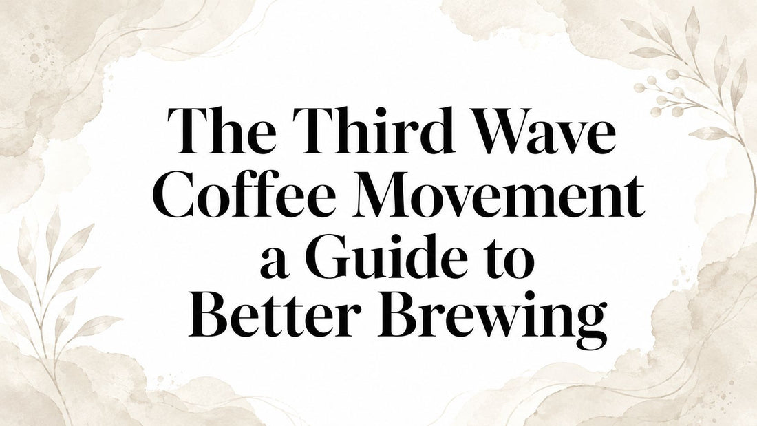 The Third Wave Coffee Movement a Guide to Better Brewing