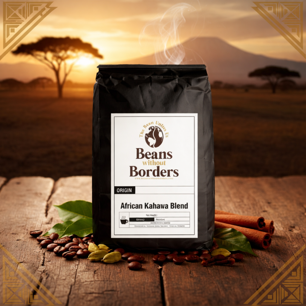 African Kahawa Blend Coffee - Rich Notes of Toffee & Fruit