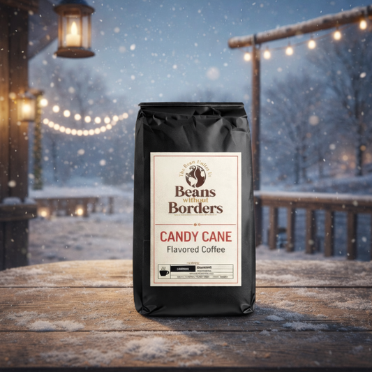 Candy Cane Flavored Coffee - Natural Flavor Delight