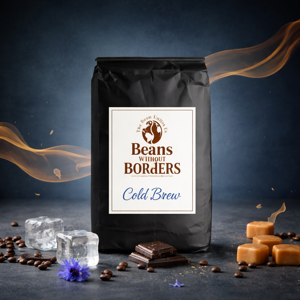 Smooth Cold Brew Coffee with Chocolate and Toffee Tones
