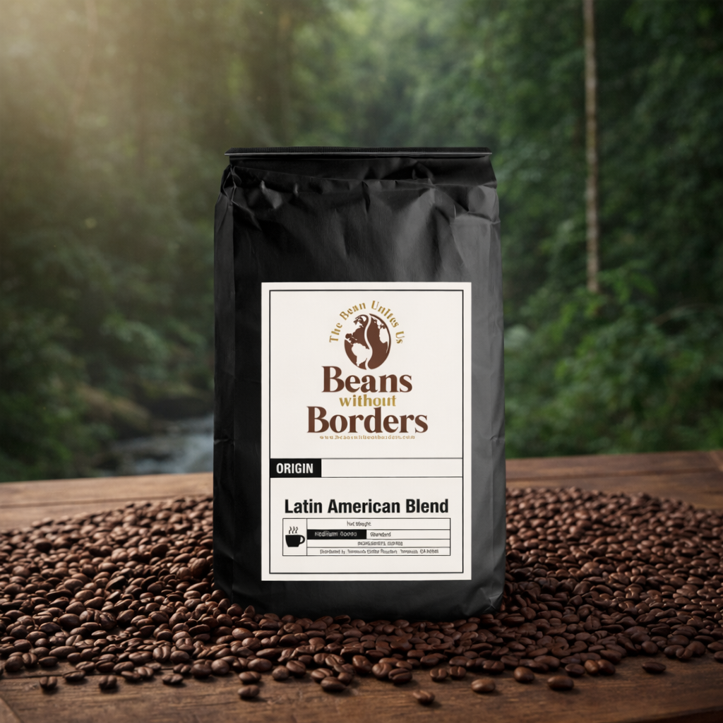 Latin American Coffee Blend – Rich, Nutty & Cocoa Flavored
