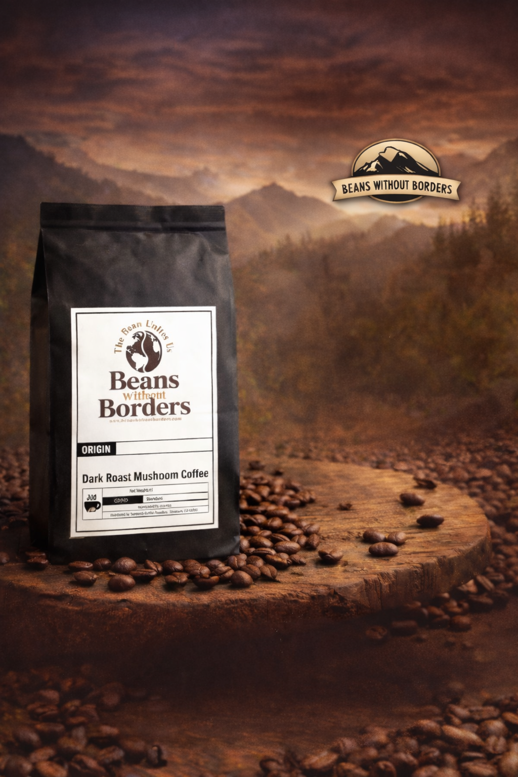 Dark Roast Mushroom Coffee: Lion's Mane & Reishi Benefits