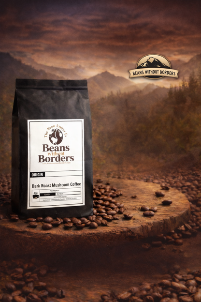 Dark Roast Mushroom Coffee: Lion's Mane & Reishi Benefits