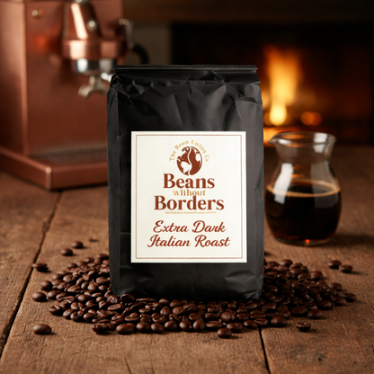 Extra Dark Italian Roast Coffee- Deep, Rich Flavor