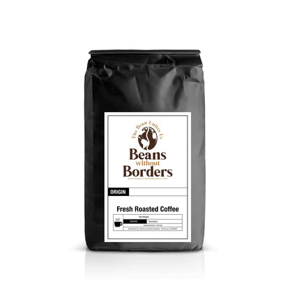 Chiapas Coffee Pods - Mexican Flavors by Beans Without Borders, featuring medium acidity and creamy body in a sleek black package.